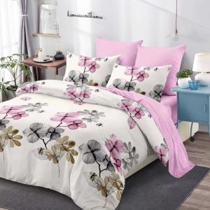 Lenjerie de Pat Bumbac Finet - 6 Piese | Confort ai Eleganta in Dormitorul Tau | COD 0111-CA