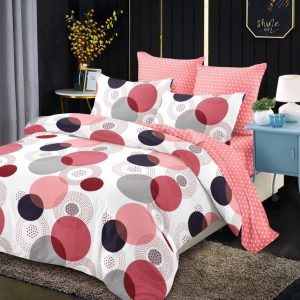 Lenjerie de Pat Bumbac Finet - 6 Piese | Confort ai Eleganta in Dormitorul Tau | COD 0140-CA