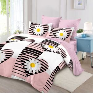 Lenjerie de Pat Bumbac Finet - 6 Piese | Confort ai Eleganta in Dormitorul Tau | COD 0165-CA