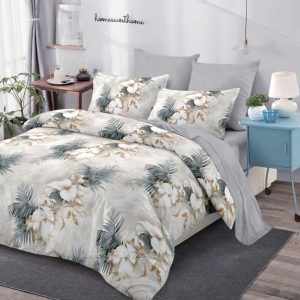 Lenjerie de Pat Bumbac Finet - 6 Piese | Confort ai Eleganta in Dormitorul Tau | COD 0169-CA