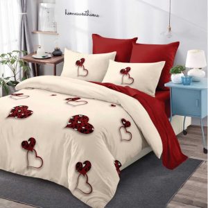 Lenjerie de Pat Bumbac Finet - 6 Piese | Confort ai Eleganta in Dormitorul Tau | COD 0171-CA