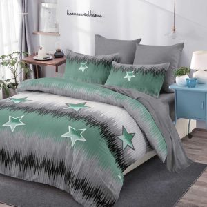 Lenjerie de Pat Bumbac Finet - 6 Piese | Confort ai Eleganta in Dormitorul Tau | COD 0173-CA