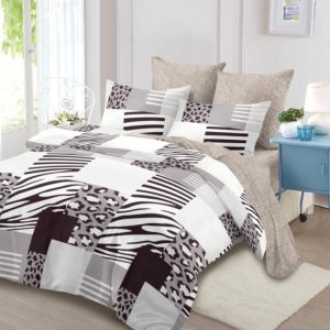 Lenjerie de Pat Bumbac Finet - 6 Piese | Confort ai Eleganta in Dormitorul Tau | COD 0112-CA