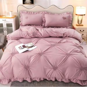 Lenjerie de Pat Finet Deluxe - 4 Piese | Confort Premium în Fiecare Noapte | COD 0506-CF