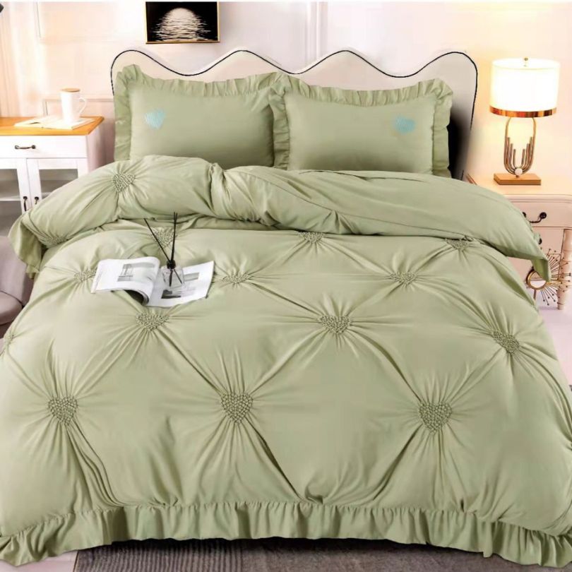 Lenjerie de Pat Finet Deluxe - 4 Piese | Confort Premium în Fiecare Noapte | COD 0511-CF