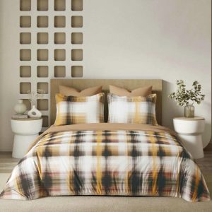 Lenjerie de Pat din Bumbac Finet cu Elastic – 6 Piese | Confort Premium si Fixare Perfecta | COD 0066-PR