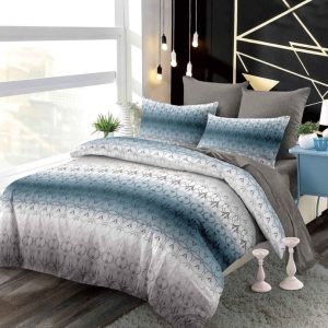 Lenjerie de pat bumbac finet cu elastic – 6 piese premium | COD 0219-PR