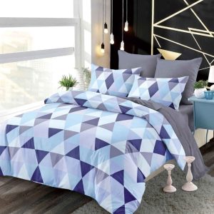 Lenjerie de pat bumbac finet cu elastic – 6 piese premium | COD 0245-PR