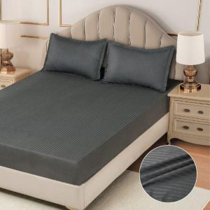 Husa de Pat Damasc cu Elastic – 3 Piese | Confort si Eleganta pentru Dormitorul Tau | COD 0559-CF