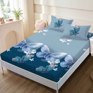 Husa de pat finet cu elastic 3 piese – confort si protectie pentru saltea | COD 0354-PR