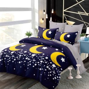 Lenjerie de pat bumbac finet cu elastic – 6 piese premium | COD 0196-PR