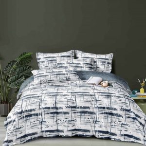 Lenjerie de Pat Finet cu Elastic, 1 Persoana – Set 4 Piese Confortabil si Modern | COD 0278-PR