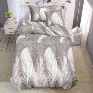 Lenjerie de Pat 1 Persoana Finet 4 Piese – Set Moale și Calduros pentru Confort Maxim, COD: 2131-SI