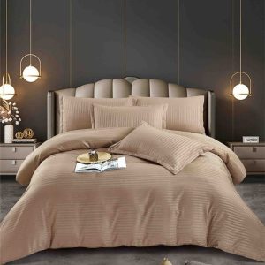 Lenjerie de Pat Damasc – 6 Piese | Eleganta, Rafinament si Confort Premium | COD 0930-J