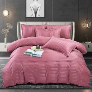 Lenjerie de Pat Damasc – 6 Piese | Eleganta, Rafinament si Confort Premium | COD 0935-J