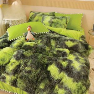 Lenjerie de Pat Cocolino Fluffy – Set 6 Piese pentru Rasfat si Caldura in Sezonul Rece | COD 0906-J