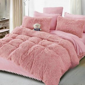 Lenjerie de Pat Cocolino Fluffy – Set 6 Piese pentru Rasfat si Caldura in Sezonul Rece | COD 0907-J