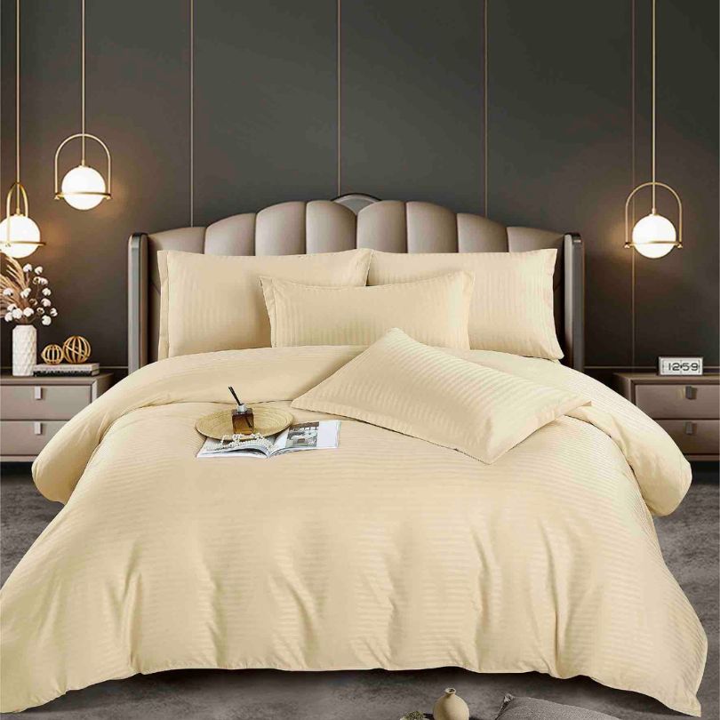 Lenjerie de Pat Damasc – 6 Piese | Eleganta, Rafinament si Confort Premium | COD 0925-J