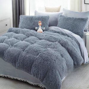 Lenjerie de Pat Cocolino Fluffy – Set 6 Piese pentru Rasfat si Caldura in Sezonul Rece | COD 0910-J