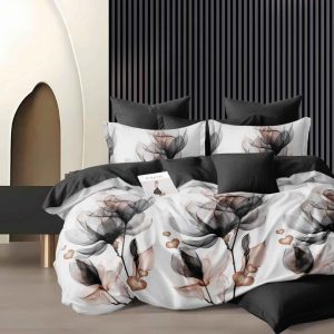 Lenjerie de Pat din Bumbac Finet cu Elastic– 6 Piese | Confort si Caldura Pentru Nopti Linistite | COD 0134-TL