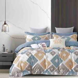 Lenjerie de Pat Bumbac Finet pentru o Persoană – 4 Piese | Confort și Calitate pentru Somn Odihnitor | COD 1038-J