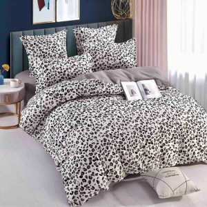 Lenjerie de Pat Bumbac Finet pentru o Persoană – 4 Piese | Confort și Calitate pentru Somn Odihnitor | COD 1031-J