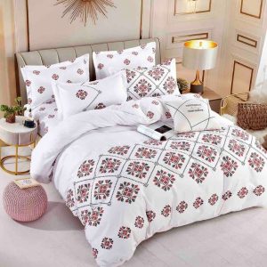 Lenjerie de Pat Bumbac Finet pentru o Persoană – 4 Piese | Confort și Calitate pentru Somn Odihnitor | COD 1065-J