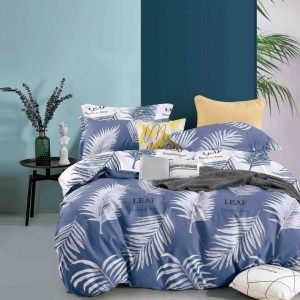 Lenjerie de Pat Bumbac Finet pentru o Persoană – 4 Piese | Confort și Calitate pentru Somn Odihnitor | COD 1070-J