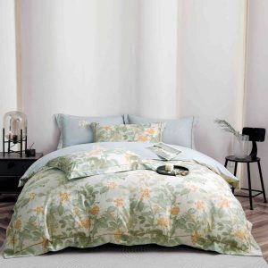 Lenjerie de Pat Finet LUX cu Elastic - 6 Piese | Calitate Superioara si Confort Desavarsit |  COD 1006-J