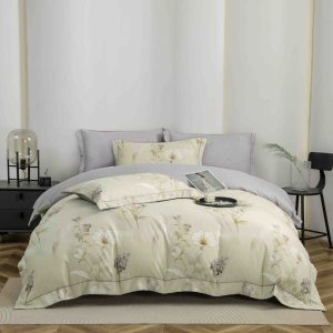 Lenjerie de Pat Finet LUX cu Elastic - 6 Piese | Calitate Superioara si Confort Desavarsit |  COD 1005-J