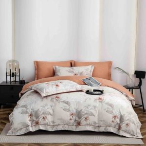 Lenjerie de Pat Finet LUX cu Elastic - 6 Piese | Calitate Superioara si Confort Desavarsit |  COD 1009-J