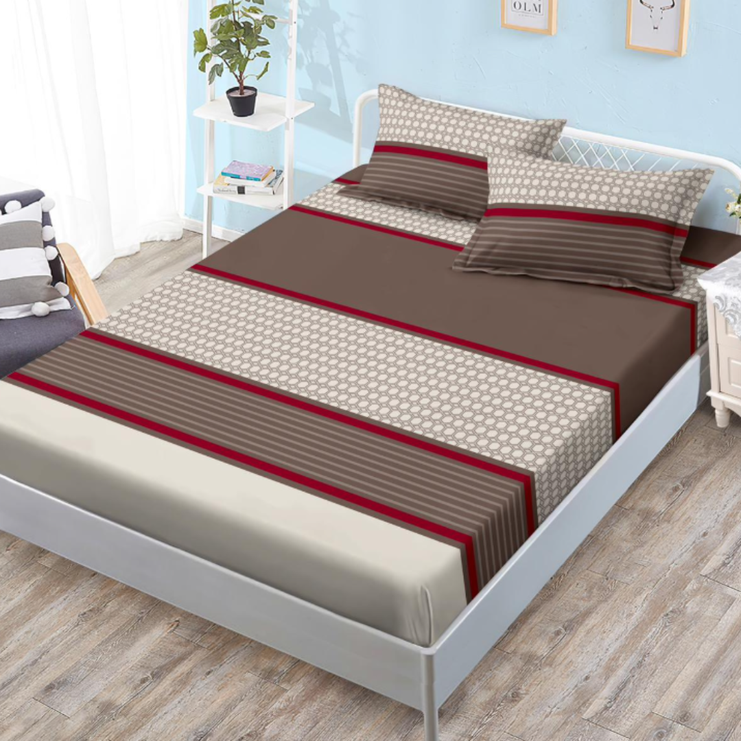 Husa de pat bumbac finet - 3 piese | 0582-S