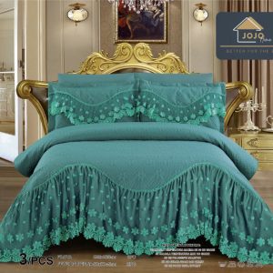 Cuvertura de pat finet – Set complet 3 piese pentru un dormitor elegant si confortabil | COD 1008-J