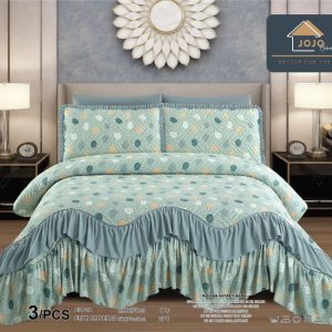 Cuvertura de pat finet – Set complet 3 piese pentru un dormitor elegant si confortabil | COD 1015-J