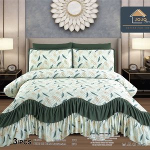 Cuvertura de pat finet – Set complet 3 piese pentru un dormitor elegant si confortabil | COD 1017-J