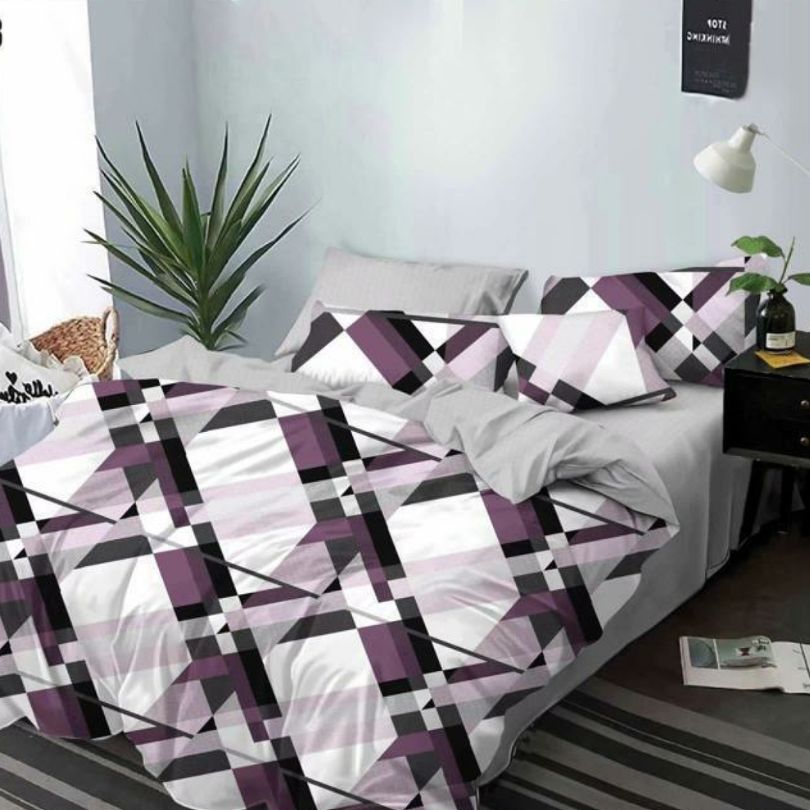 Lenjerie de Pat Bumbac Finet – 6 Piese | Confort si Eleganta in Dormitorul Tau | COD 3083-SE