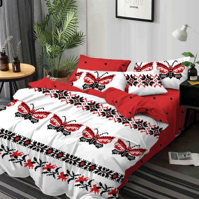 Lenjerie de Pat Bumbac Finet – 6 Piese | Confort si Eleganta in Dormitorul Tau | COD 3067-SE