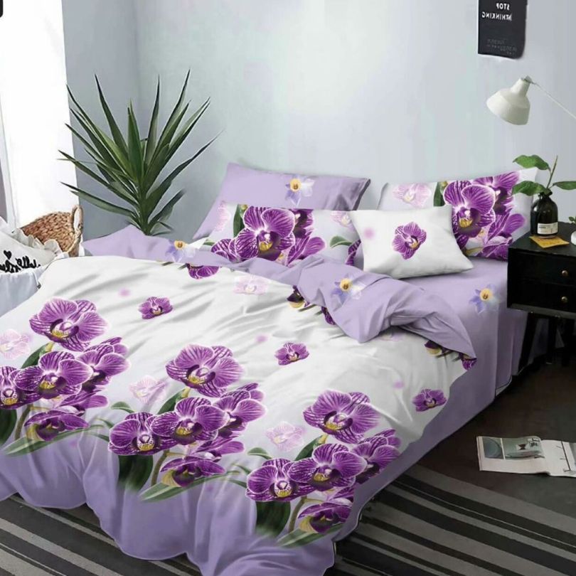 Lenjerie de Pat Bumbac Finet – 6 Piese | Confort si Eleganta in Dormitorul Tau | COD 3110-SE