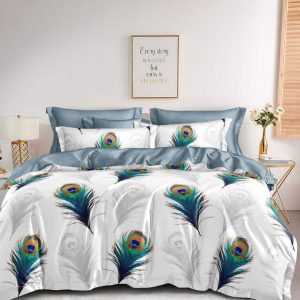 Lenjerie de Pat Bumbac Finet – 6 Piese | Confort si Eleganta in Dormitorul Tau | COD 3030-SE