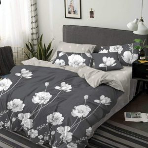 Lenjerie de Pat Bumbac Finet – 6 Piese | Confort si Eleganta in Dormitorul Tau | COD 3068-SE