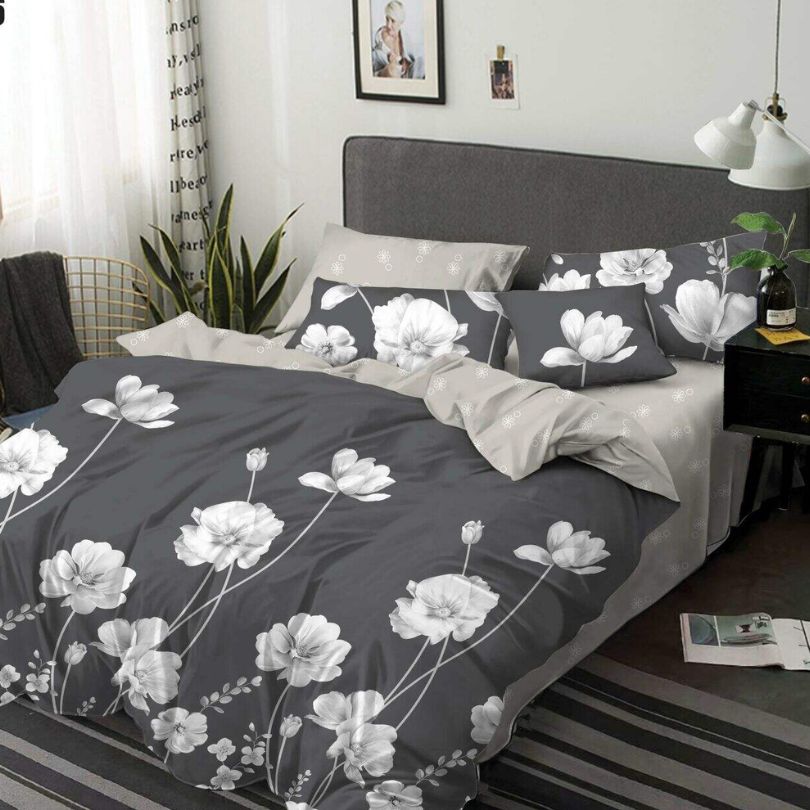 Lenjerie de Pat Bumbac Finet – 6 Piese | Confort si Eleganta in Dormitorul Tau | COD 3068-SE