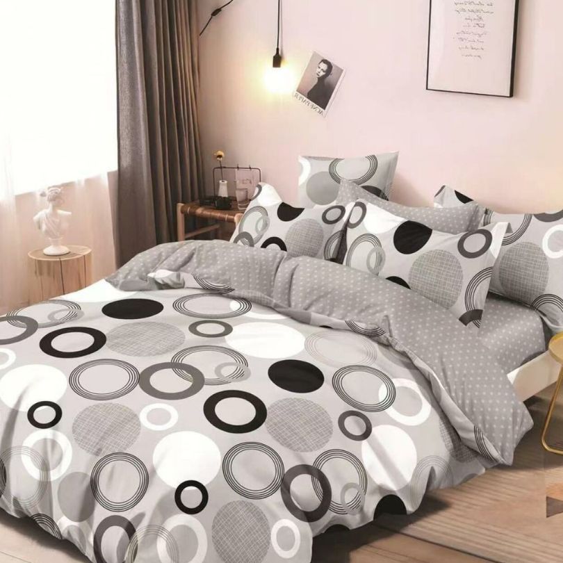 Lenjerie de Pat Bumbac Finet – 6 Piese | Confort si Eleganta in Dormitorul Tau | COD 3131-SE