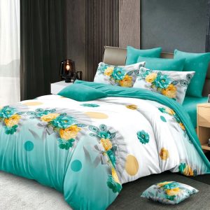 Lenjerie de Pat Bumbac Finet – 6 Piese | Confort si Eleganta in Dormitorul Tau | COD 3015-SE