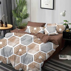 Lenjerie de Pat Bumbac Finet – 6 Piese | Confort si Eleganta in Dormitorul Tau | COD 3050-SE