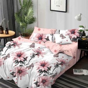 Lenjerie de Pat Bumbac Finet – 6 Piese | Confort si Eleganta in Dormitorul Tau | COD 3007-SE