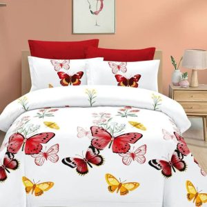 Lenjerie de Pat Bumbac Finet – 6 Piese | Confort si Eleganta in Dormitorul Tau | COD 3033-SE