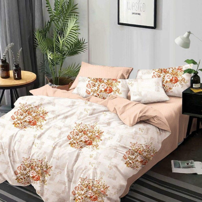 Lenjerie de Pat Bumbac Finet – 6 Piese | Confort si Eleganta in Dormitorul Tau | COD 3052-SE