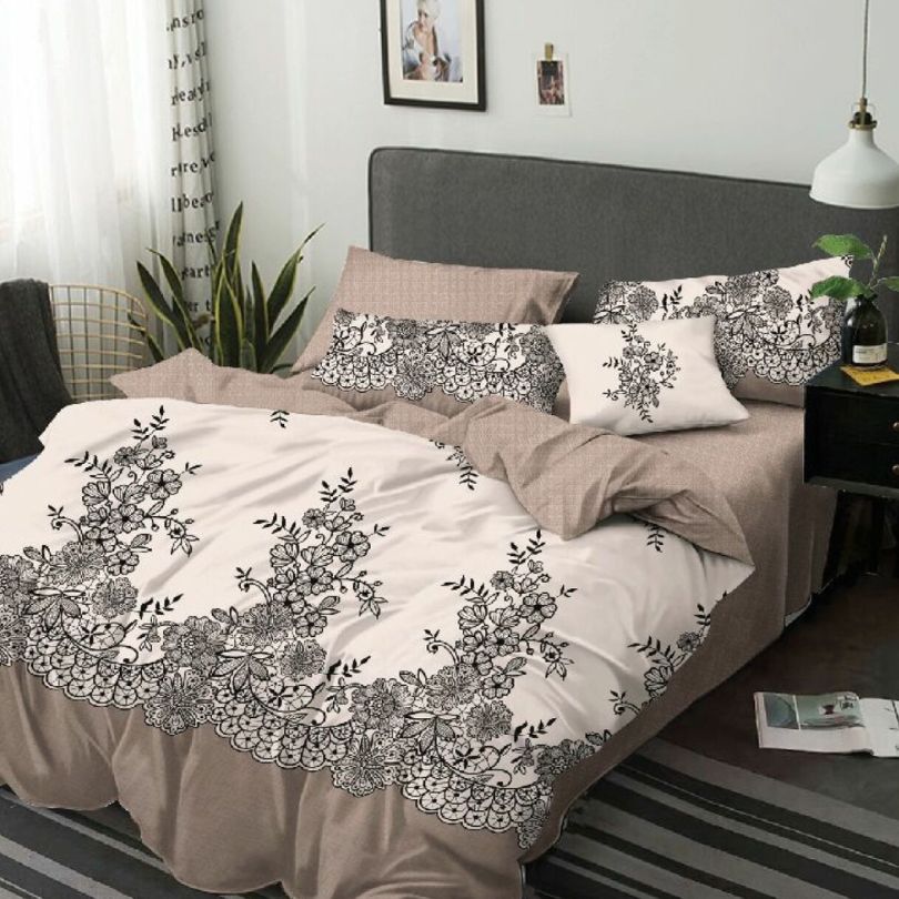 Lenjerie de Pat Bumbac Finet – 6 Piese | Confort si Eleganta in Dormitorul Tau | COD 3114-SE