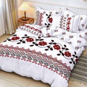 Lenjerie de Pat Bumbac Finet – 6 Piese | Confort si Eleganta in Dormitorul Tau | COD 3018-SE