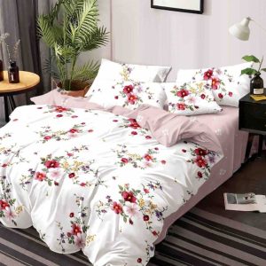 Lenjerie de Pat Bumbac Finet – 6 Piese | Confort si Eleganta in Dormitorul Tau | COD 3053-SE